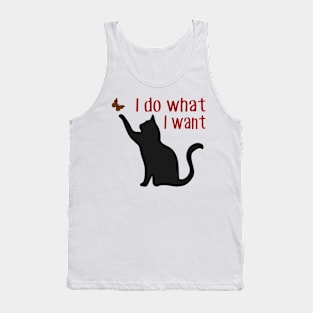 I do what I want cat Tank Top